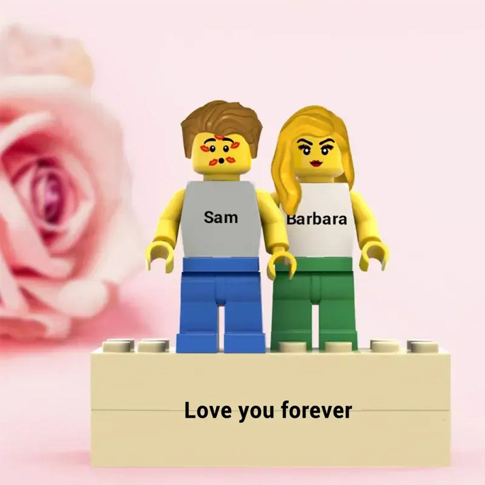 Turn Your Photo Into a Custom Couple Mini Figure ❤️