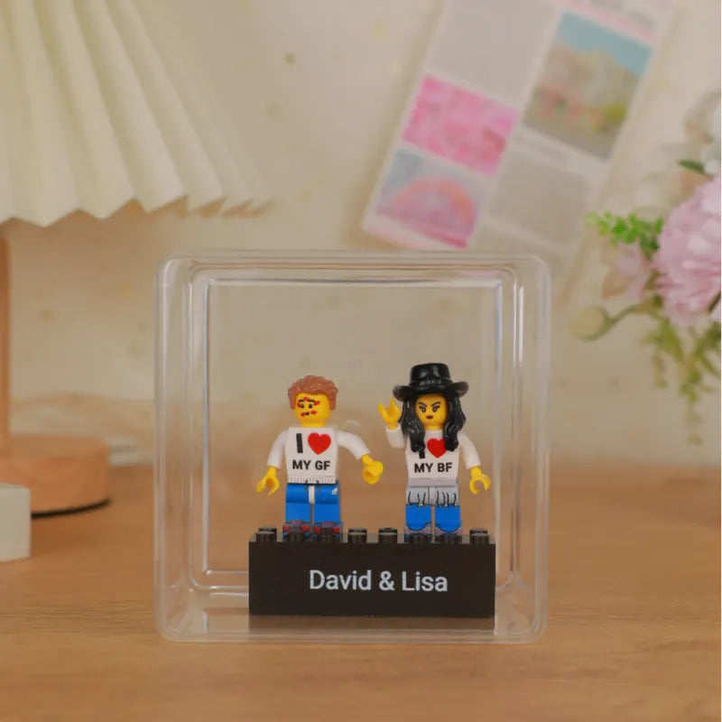 Turn Your Photo Into a Custom Couple Mini Figure ❤️