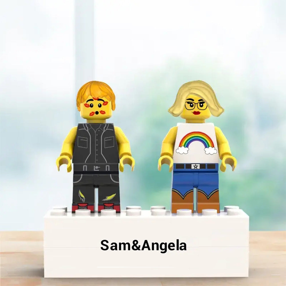Turn Your Photo Into a Custom Couple Mini Figure ❤️