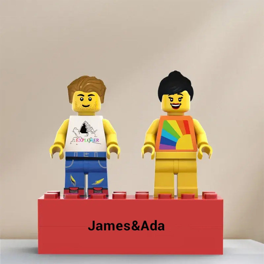 Turn Your Photo Into a Custom Couple Mini Figure ❤️