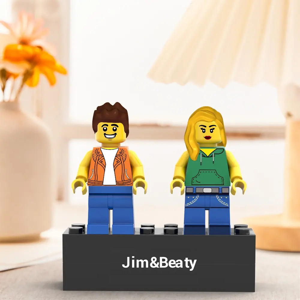 Turn Your Photo Into a Custom Couple Mini Figure ❤️