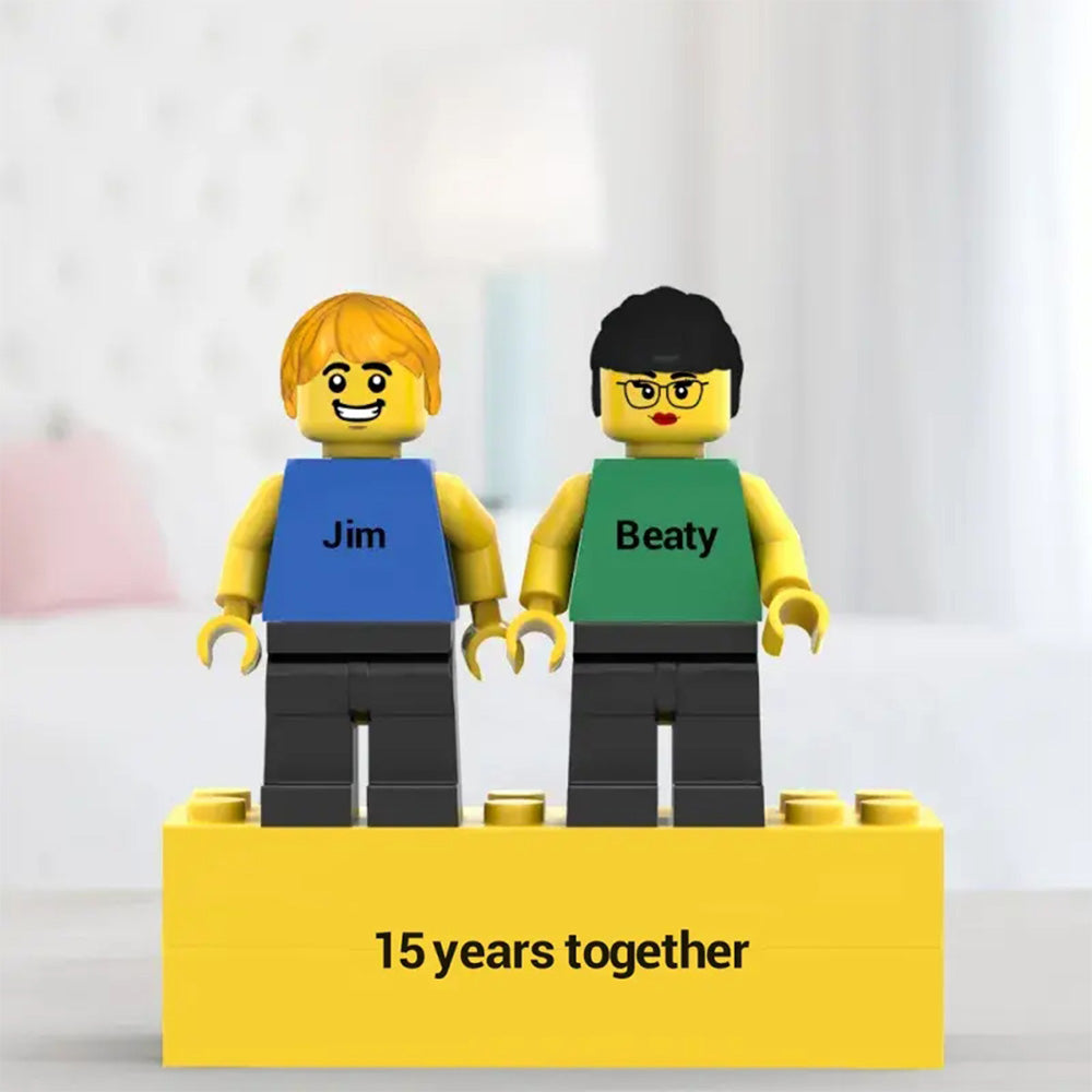 Turn Your Photo Into a Custom Couple Mini Figure ❤️